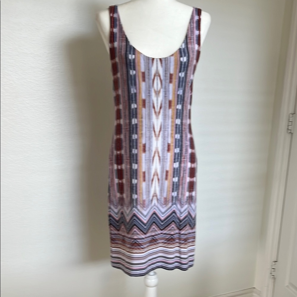Tart Multicolor Patterned Sleeveless Dress